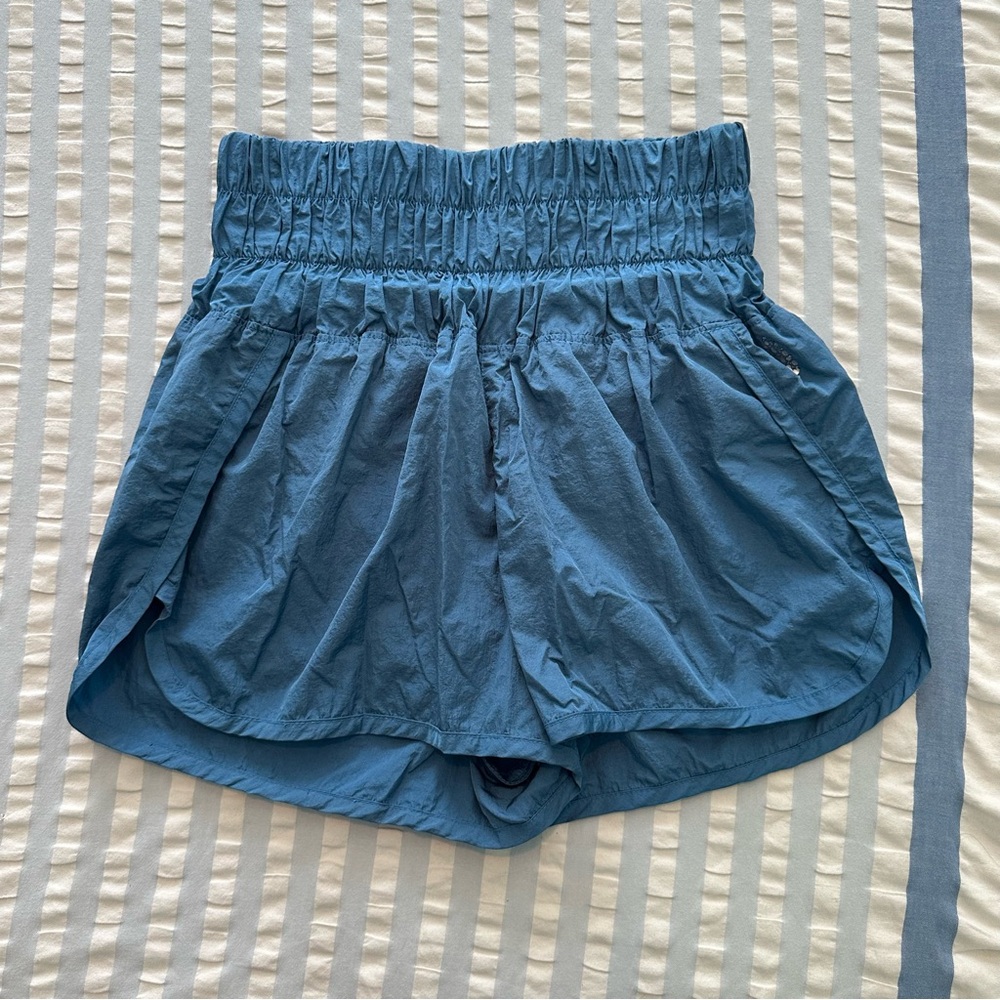 Free People Movement Way Home Shorts Teal size small